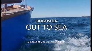 Ep 5. Dinghy Cruising Kingfisher - Tour of Middle Harbour and Fishing in the Tasman Sea
