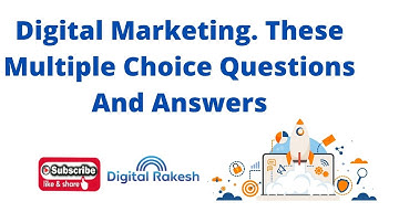 Digital Marketing  - These Multiple Choice Questions And Answers 2022 | Digital Rakesh | #shorts