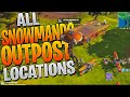 VISIT DIFFERENT SNOWMANDO OUTPOSTS - All 5 Snowmando Outpost Locations (Operation Snowdown Quests)