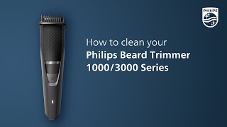 How To Clean Your Philips Beard Trimmer 1000 3000 Series