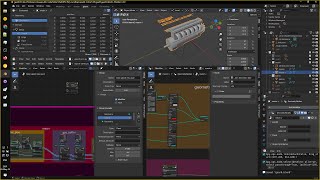 ⚙⚙🔴LIVE 31 ((( 20 FPS ))) | bikin Infinite Variable Transmission | Blender 4.3