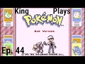 King Plays Pokémon Red Ep. 44 - Continuing Battling On The Bike Path