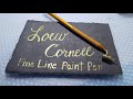 Loew Cornell fine line paint pen tutorial and review "live"  recorded 5/27/21