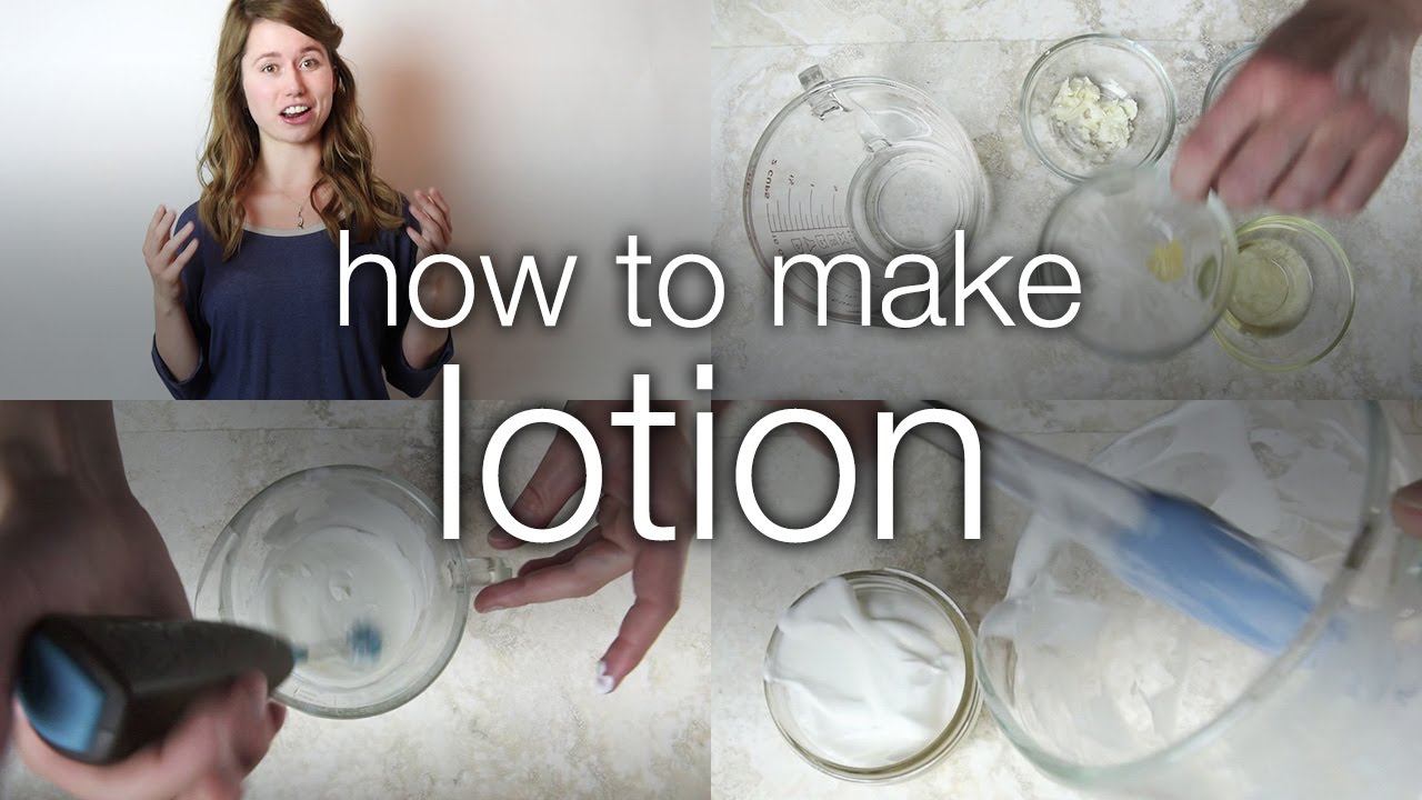 How to Make a Basic DIY Lotion (from scratch!) // Humblebee & Me - YouTube