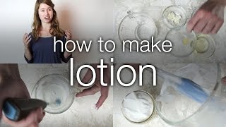 How to Make a Basic DIY Lotion (from scratch!) // Humblebee & Me