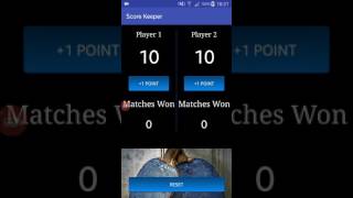 Score Keeper Project - Table Tennis score app screenshot 1