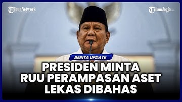 PRABOWO MINTA PUAN SEGERA BAHAS RUU PERAMPASAN ASET DENGAN SELURUH FRAKSI