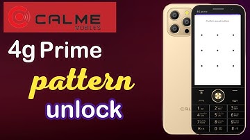 Calme 4G Prime How To Hard Reset Unlock Password | calme 4g prime hard reset 2025