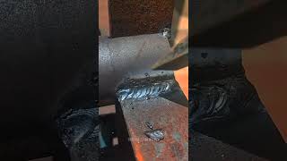 Tricks for welding thin pipes so they don't get holes #weld #welding #welder #fabrication