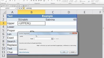 Microsoft Excel 2010 - Top Text Functions - Manipulating Text Data