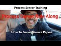 How To Serve Divorce Papers in Elk Grove California | Process Server Ride Along