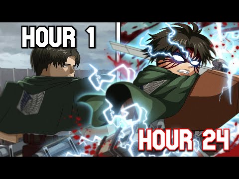 I Survived as LEVI ACKERMAN in Attack on Titan Revolution.. - Roblox