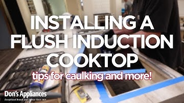 How to Install a flush-mount/Inset Cooktop | Electric or Induction