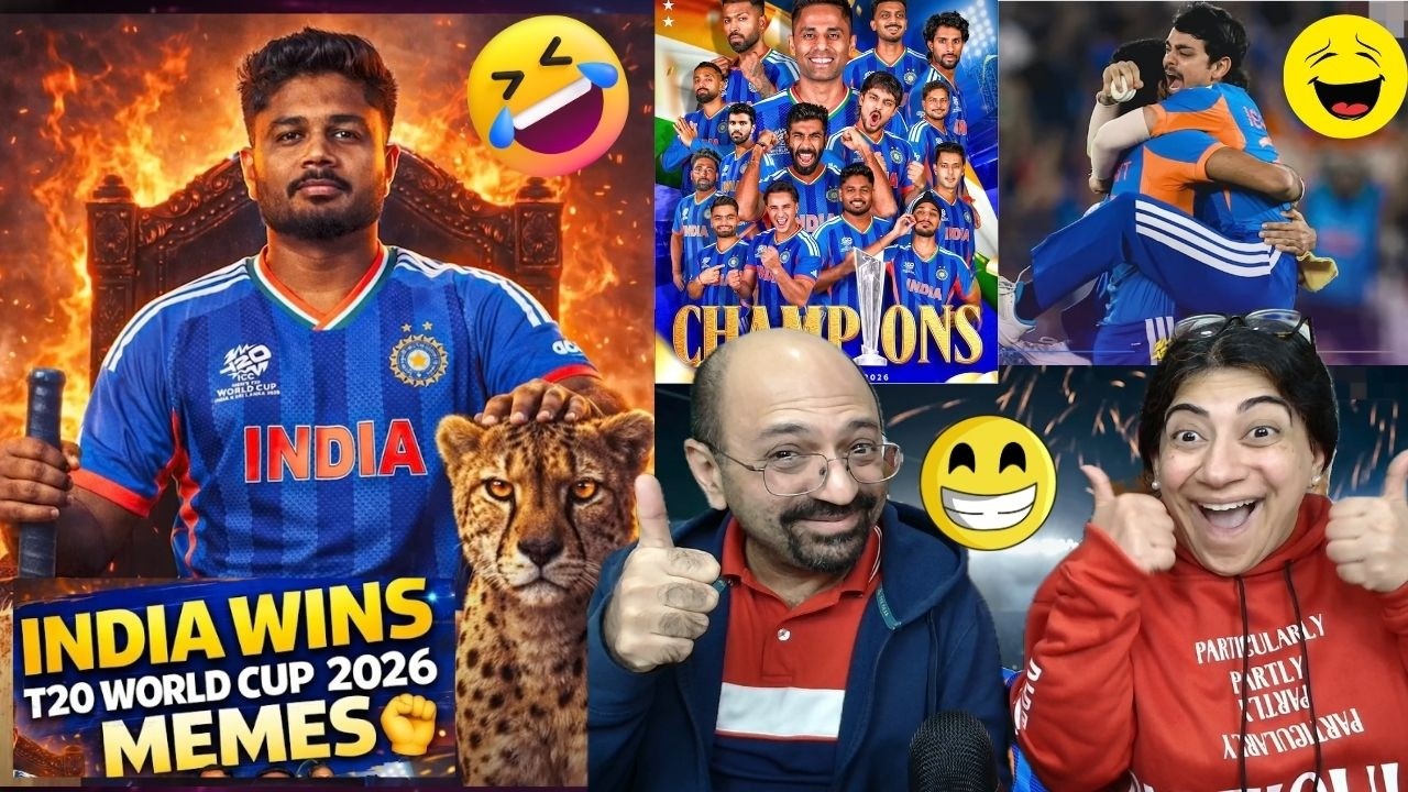 INDIA Wins the WC 😍 IND vs NZ T20 WORLD CUP FINAL 2026 MEMES 😂