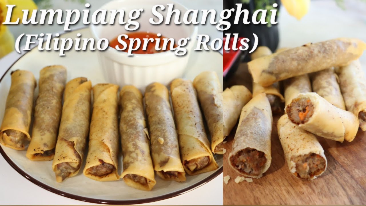 Crispy Lumpiang Shanghai | Easy Filipino Spring Rolls Recipe
