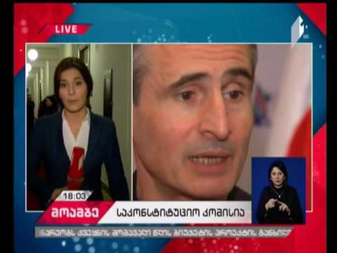 საკონსტიტუციო კომისია მუშაობას წლის ბოლომდე დაიწყებს