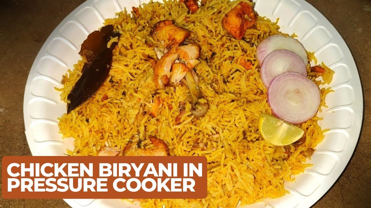 Chicken Biryani in Pressure Cooker // Chicken Biryani Recipe // Simple