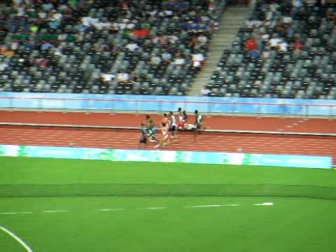 2011 ユニバーシアード 陸上 男子100m 準決勝1組 川面聡大 YouTube