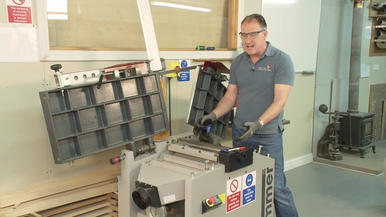 How to replace Hammer Felder quick change planer knives in a jointer