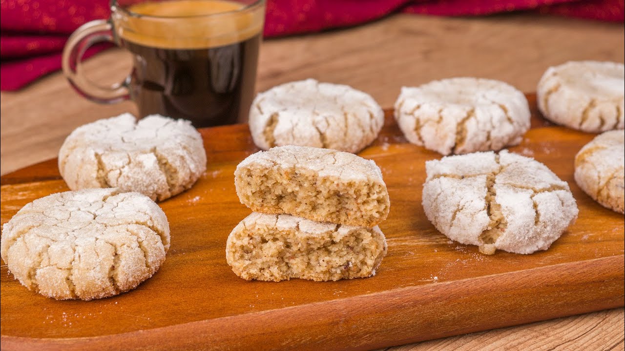 BISCOITO AMARETTO SÓ 4 INGREDIENTES SEM GLÚTEN E SEM LACTOSE | Cook'n Enjoy 1210