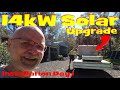 14.2kWp Solar Upgrade Installation. A trailer full of panels for me!