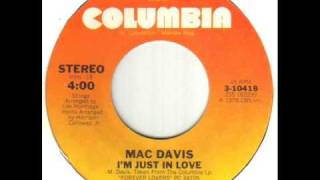 Video thumbnail of "Mac Davis I'm Just In Love"