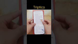 Triptico - Tutorial en mi Canal #manualidadestoktok #triptico #aprendoencasa