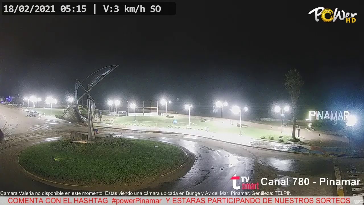CAMARAS VIVO PLAYA: Pinamar - Valeria del Mar - Carilo - Ostende - BUENOS AIRES - ARGENTINA AHORA