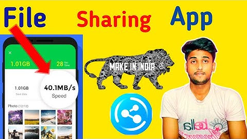 BEST FILE  Sharing  APP | Non Chinese | Indian app | File transfer