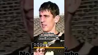 Aaron Rodgers Was Once Just A Junior College Quarterback Hoping To Get Noticed  Fansided