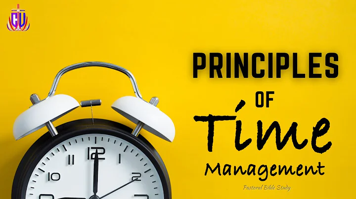 Principles of Time Management | Bishop Marvin Sapp