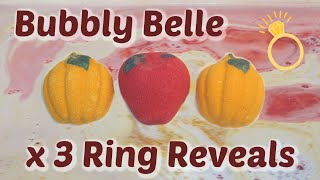 Bubbly Belle Bath Bombs - 3 Ring Reveals! Wealth