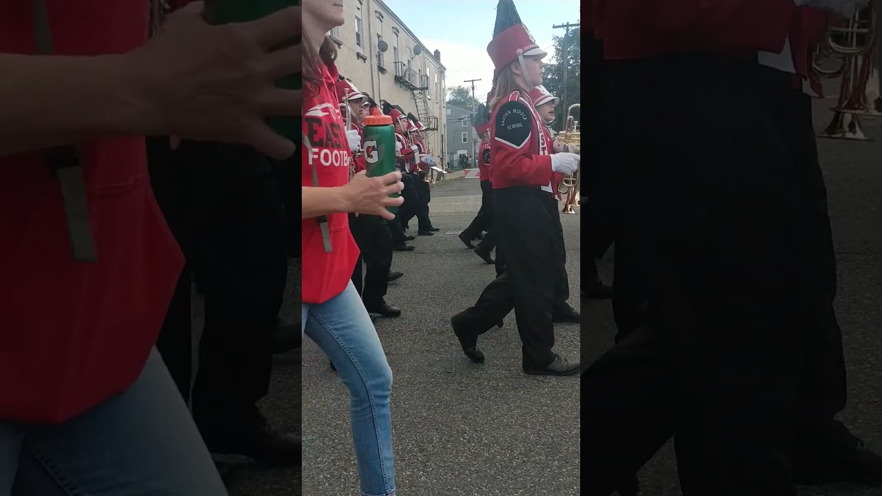 Easton Area Middle School Marching Band Phillipsburg Easton Halloween parade October 26th 2025