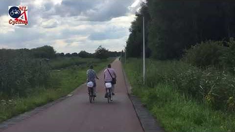 Dynamic lighting on a cycle route