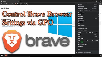 Control Brave Browser Settings via GPO