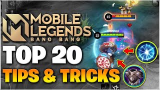 Top 20 Tips and Tricks in Mobile Legends #5 | Ultimate Guide to Become Pro screenshot 3