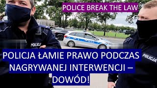 Policja łamie prawo podczas nagrywanej interwencji. Ostra dyskusja! #5