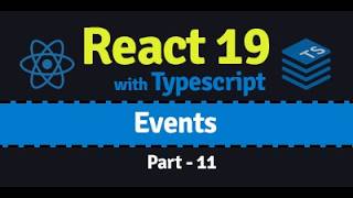React 19 Typescript | Basic Events | Part 11
