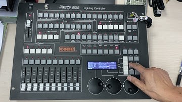 CODE DMX 512 Lighting Console - Party 500 (Tutorial)