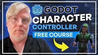 Free Godot 3D Character Controller Beginner Course (Game Development Tutorial)