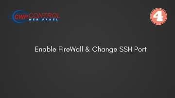 CentOS Web Panel # 4 | Enable FireWall And Change SSH Port