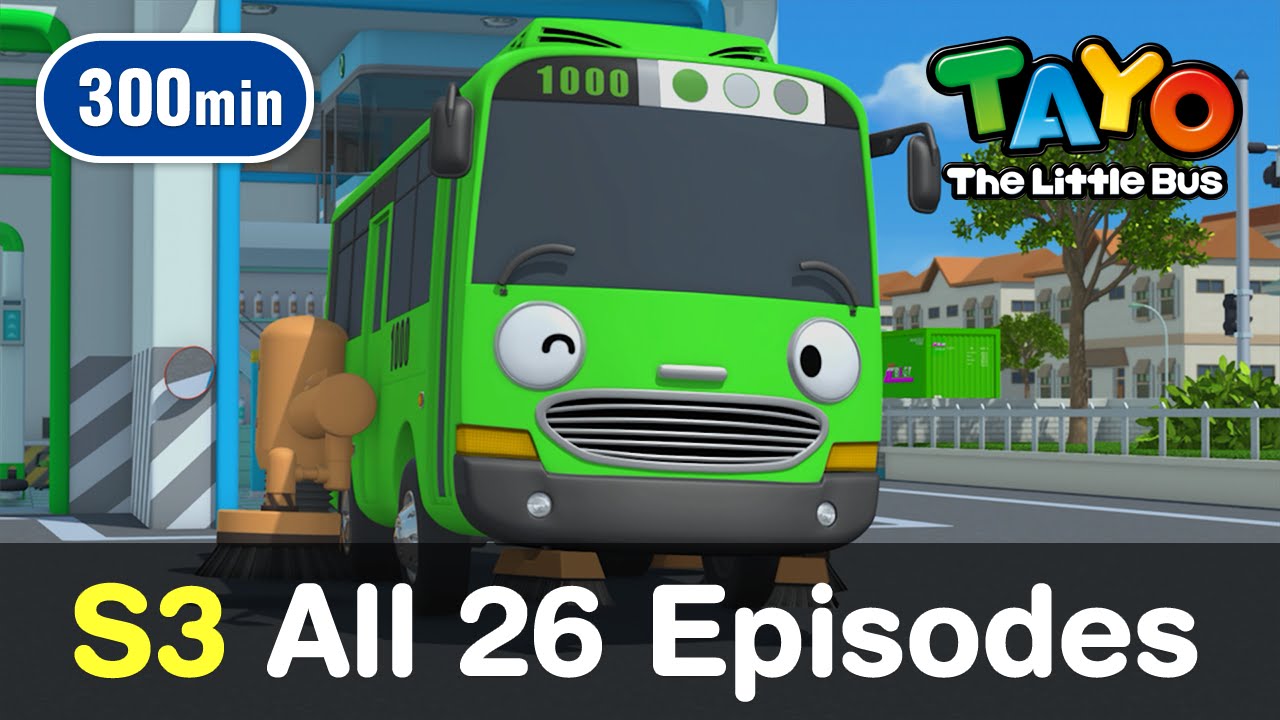 tayo s3 all 26 full episodes of season 3 300 mins youtube