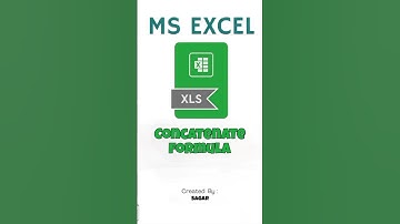 How to Use concatenate formula in Excel | Excel Tricks And Tips | #excelhindi #excel #exceltips