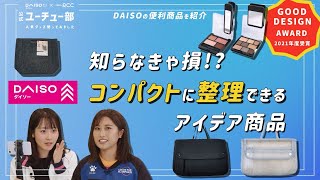 【DAISOバイヤーがオススメ！！】バッグインバッグ＆ミラークリップ（2021グッドデザイン賞受賞）