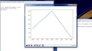 how to plot line chart using list