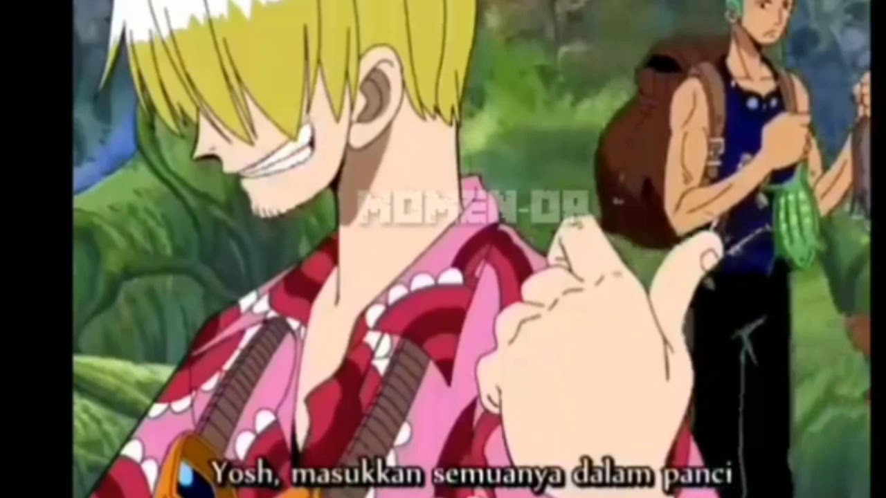 Moment Lucu Di pulau langit .one piece - YouTube