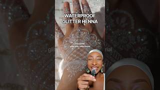 GLITTER HENNA HACK #hennadesign