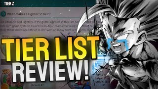 (Dragon Ball LEGENDS) THE NEW KING OF PVP! Gamepress Tier List Review!