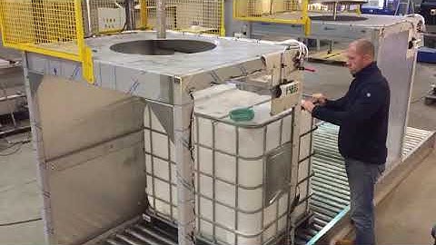 Rotajet IBC washing and Tote washing System