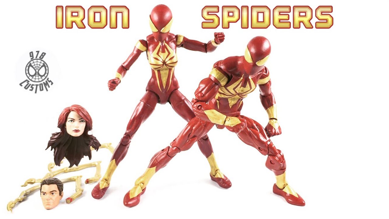 marvel legends iron spider custom